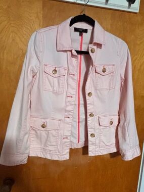 Talbots Petites Jacket in Pink Size Small